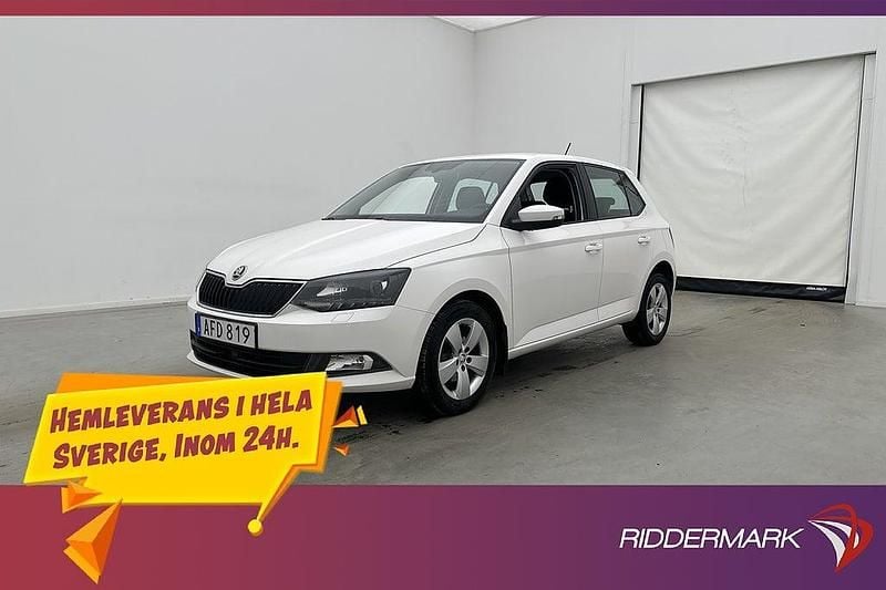 Begagnad Skoda Fabia Style 95 HK (69 kW) 2018 Vit Halvkombi
