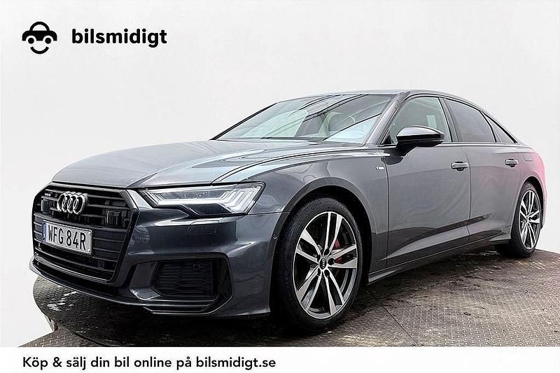 Grå Begagnad 2022 Audi A6 S-Line Sedan | 424 900 kr (Marknadspris) - Bild 1/3