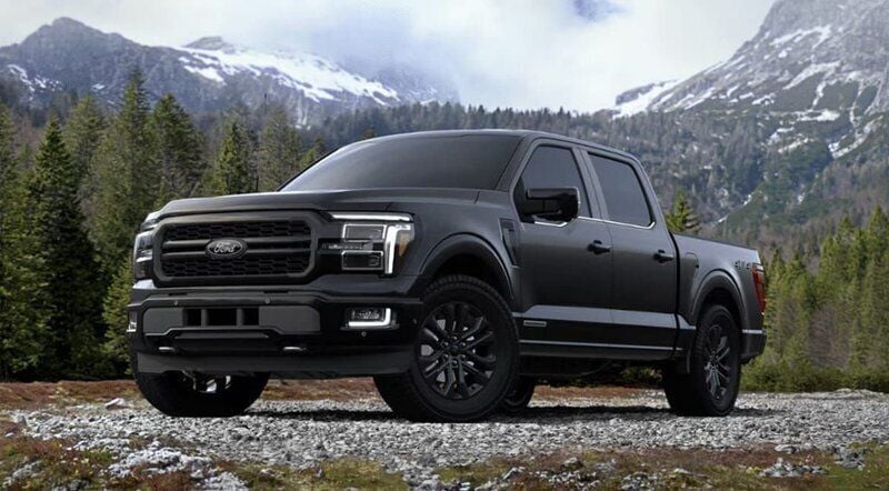 Svart Begagnad 2023 Ford F-150 Lariat Pickup | 1 061 250 kr - Bild 1/4