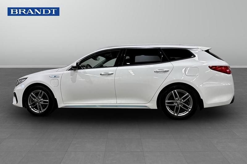 Begagnad Kia Optima Hybrid Sport 205 HK (150 kW) 2020 Vit Sedan