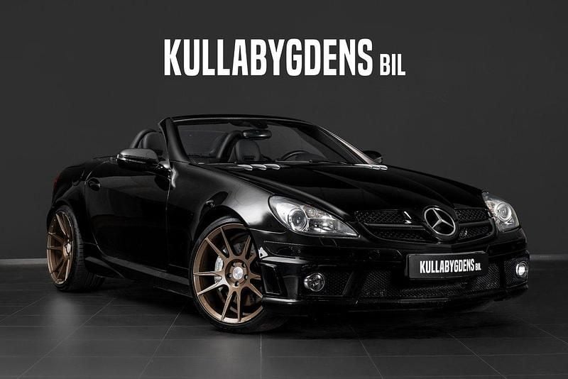 Svart Begagnad 2009 Mercedes SLK55 AMG AMG Cab | 399 000 kr - Bild 1/4