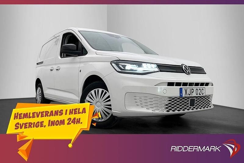 Vit Begagnad 2021 VW Caddy Minibuss | 219 900 kr (Lite dyr) - Bild 1/3