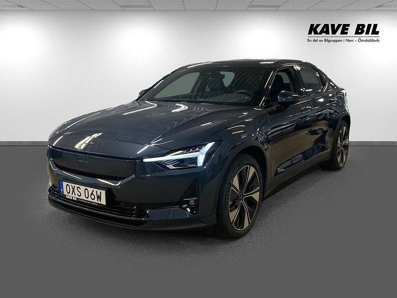 Mörkblå Begagnad 2023 Polestar 2 Pilot Sedan | 489 900 kr - Bild 1/4
