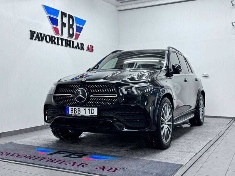 Svart Begagnad 2019 Mercedes GLE300 AMG SUV | 629 000 kr - Bild 1/4