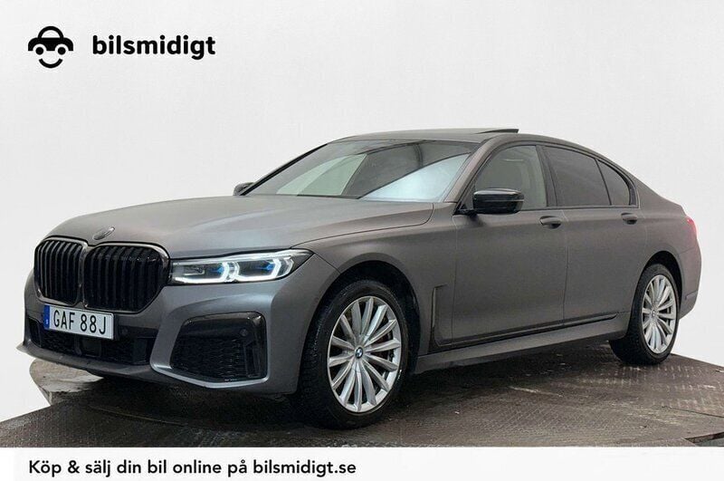 Svart Begagnad 2019 BMW 750 Comfort Edition Sedan | 599 900 kr - Bild 1/3
