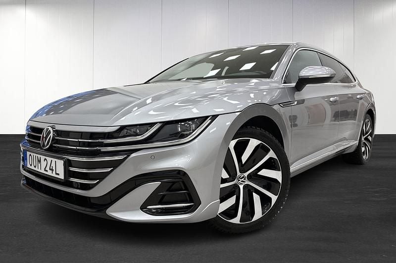 Silver Begagnad 2021 VW Arteon R-line Kombi | 289 900 kr (Marknadspris) - Bild 1/4