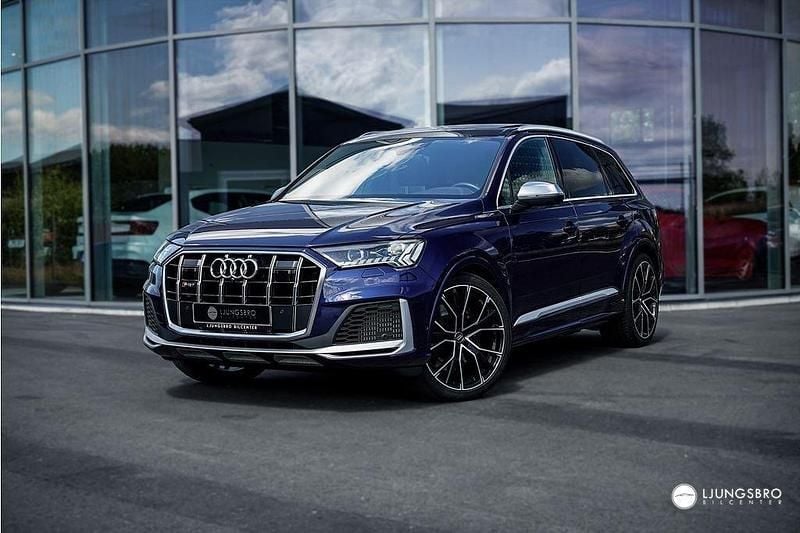 Blå Begagnad 2020 Audi SQ7 SUV | 849 900 kr (Dyr) - Bild 1/4