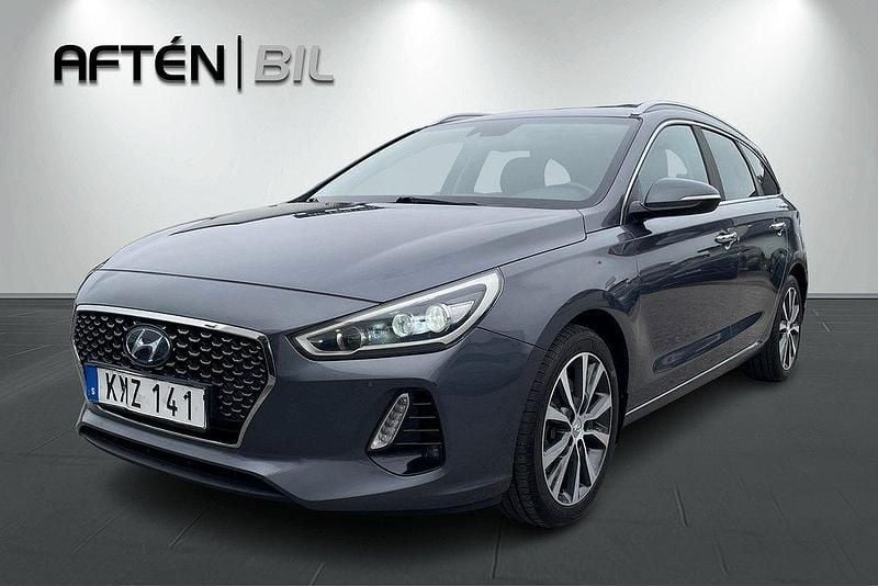 Mörkgrå (grå) Begagnad 2018 Hyundai i30 Kombi | 169 000 kr (Marknadspris) - Bild 1/3