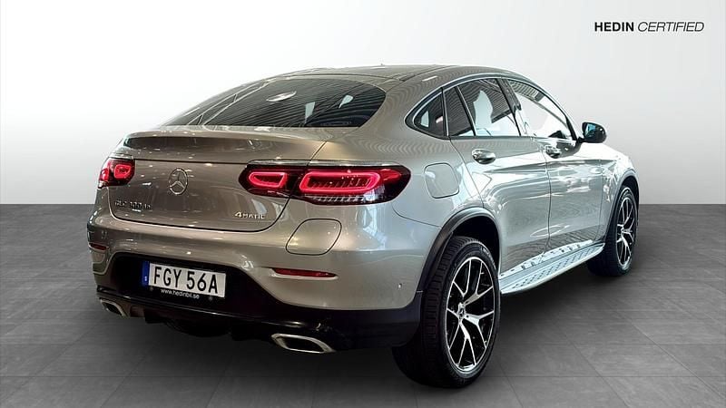 Begagnad Mercedes GLC300 2021 Silver Sportkupé