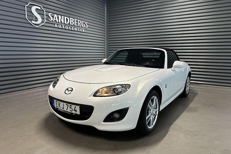 Vit Begagnad 2009 Mazda MX5 Cab | 149 900 kr (Marknadspris) - Bild 1/4