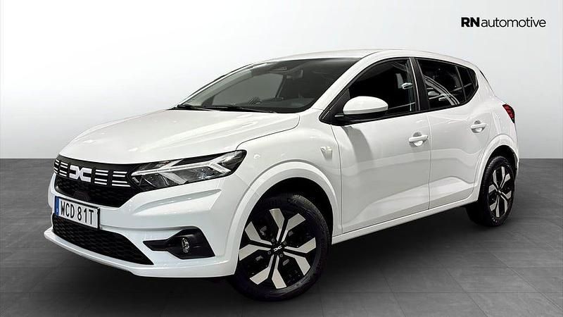 Vit Ny 2025 Dacia Sandero Halvkombi | 219 900 kr (Marknadspris) - Bild 1/4