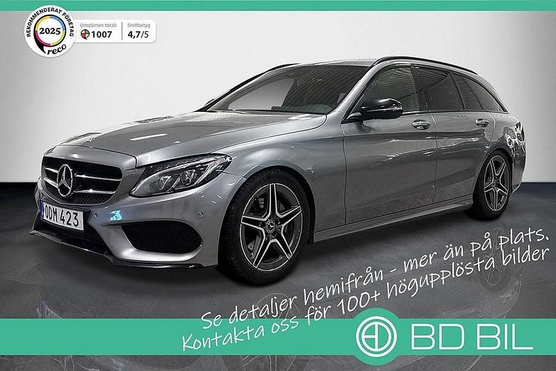 Begagnad Mercedes C220 AMG 170 HK (125 kW) 2016 Silver Kombi