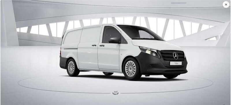 Vit (arktisk vit) Ny 2025 Mercedes Vito Minibuss | 589 000 kr (Bra pris) - Bild 1/4