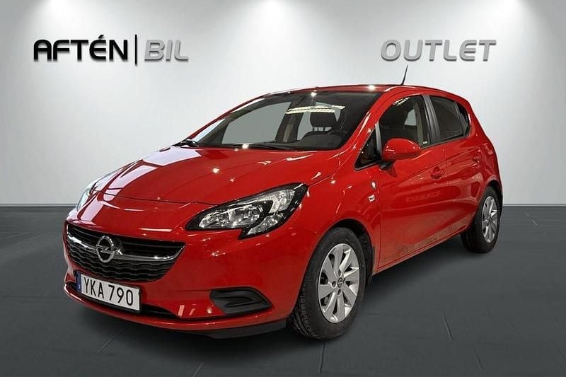 Röd Begagnad 2017 Opel Corsa Enjoy Halvkombi | 99 800 kr (Bra pris) - Bild 1/3