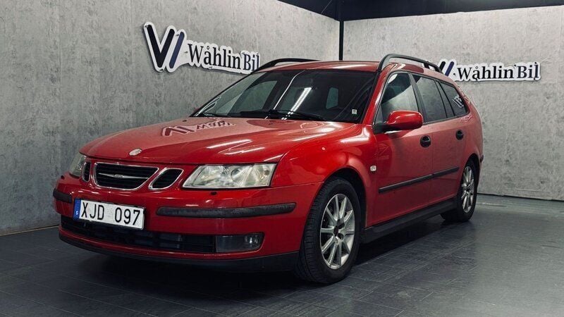Röd Begagnad 2006 Saab 9-3 Kombi | 44 900 kr (Marknadspris) - Bild 1/4