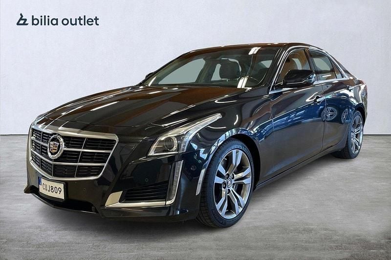 Svart Begagnad 2014 Cadillac CTS Sedan | 199 900 kr - Bild 1/3