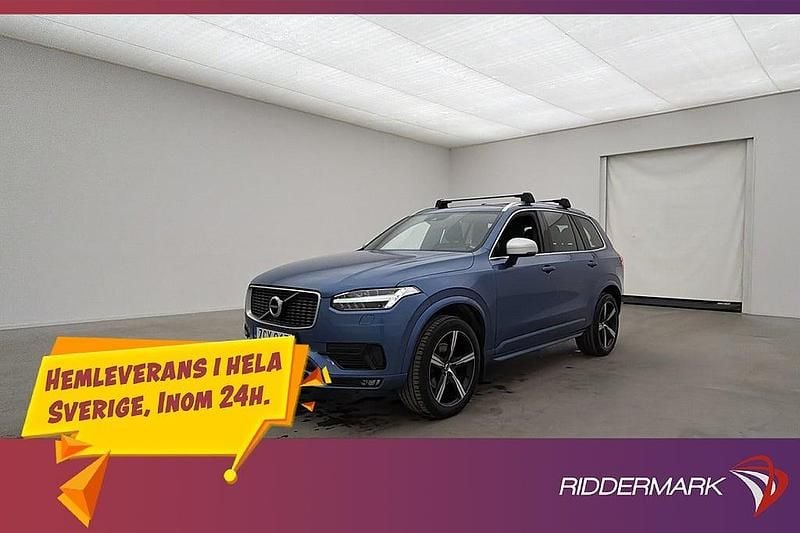 Begagnad Volvo XC90 R-Design 250 HK (183 kW) 2017 Blå SUV