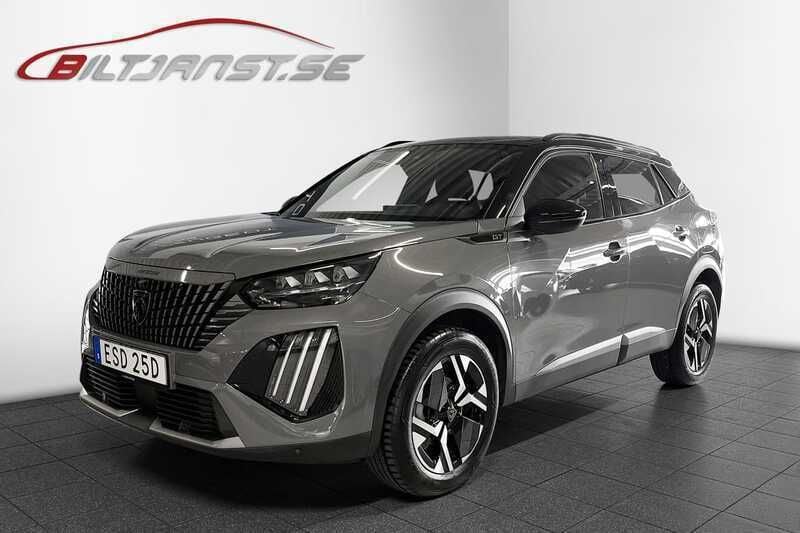 Grå Begagnad 2024 Peugeot 2008 GT SUV | 269 000 kr (Marknadspris) - Bild 1/4