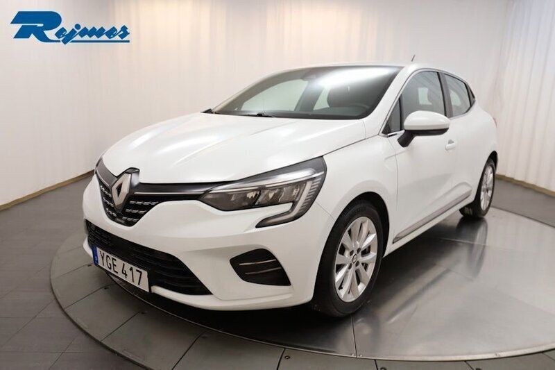 Vit Begagnad 2021 Renault Clio V Intens Halvkombi | 144 800 kr (Marknadspris) - Bild 1/4