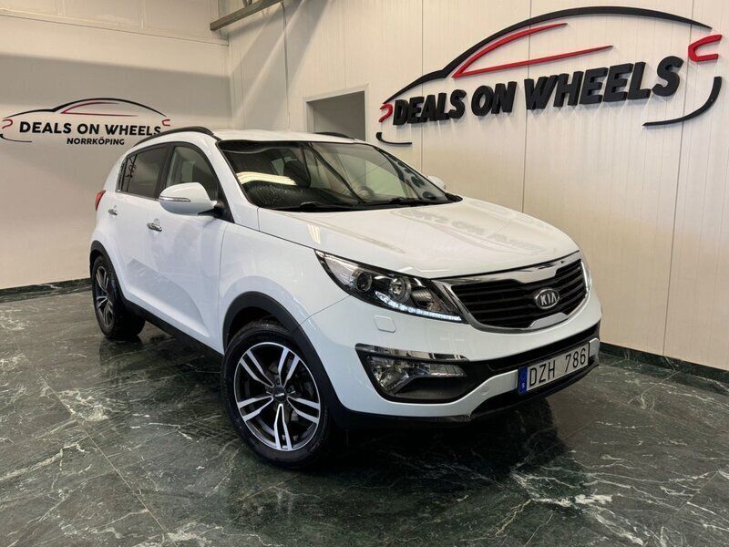 Vit Begagnad 2011 Kia Sportage EX SUV | 84 900 kr (Marknadspris) - Bild 1/4