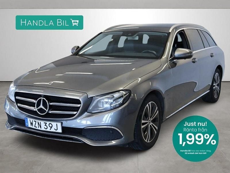 Grå Begagnad 2019 Mercedes E220 Kombi | 239 900 kr (Superpris) - Bild 1/4
