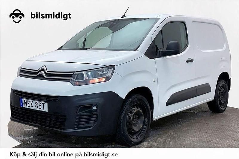 Vit Begagnad 2020 Citroën Berlingo Van | 144 900 kr (Marknadspris) - Bild 1/3