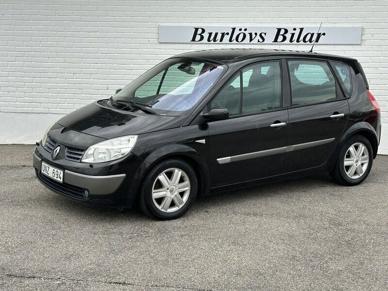 Grön (svart) Begagnad 2004 Renault Scénic II Minibuss | 16 800 kr (Marknadspris) - Bild 1/4