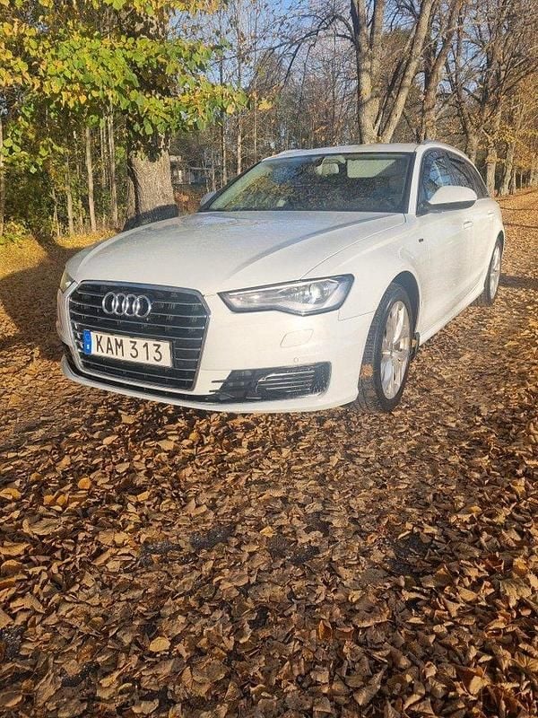 Vit Begagnad 2016 Audi A6 Sport Kombi | 142 000 kr (Marknadspris) - Bild 1/4