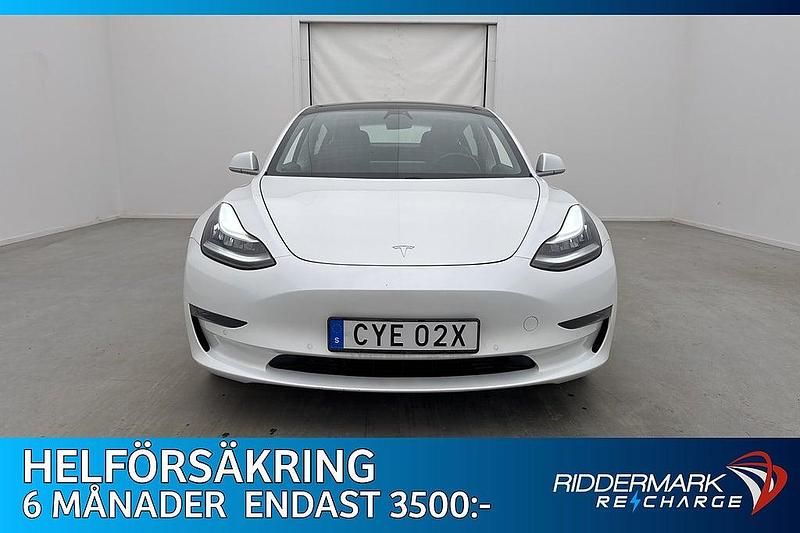 Begagnad Tesla Model 3 Long Range AWD 366 kW (498 HK) 2019 Vit Sedan