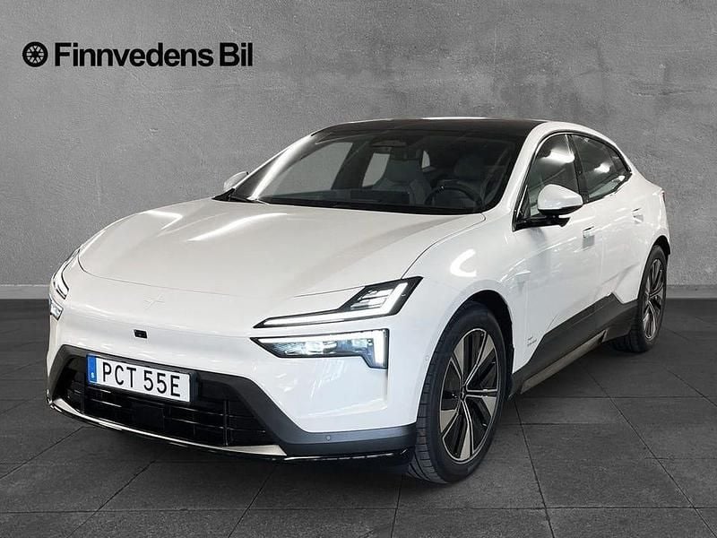 Vit Begagnad 2024 Polestar 4 Long Range Dual motor SUV | 649 000 kr (Bra pris) - Bild 1/4
