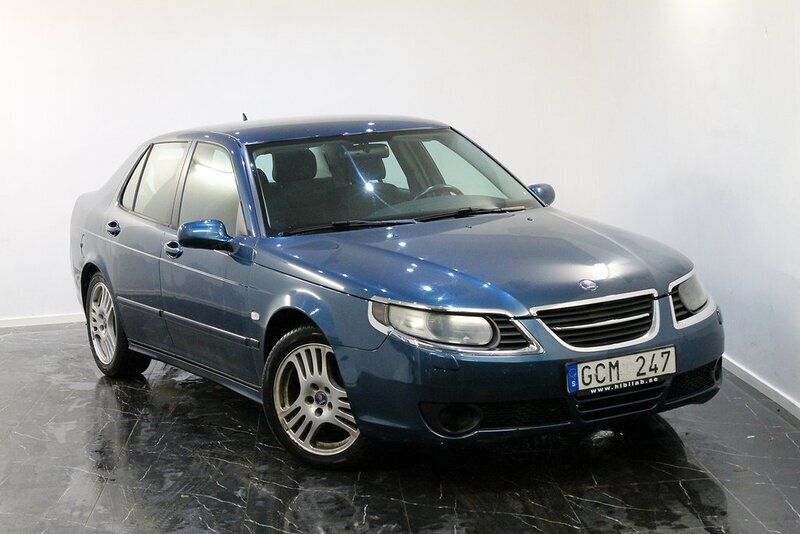 Blå Begagnad 2008 Saab 9-5 Linear Sedan | 49 900 kr (Dyr) - Bild 1/4