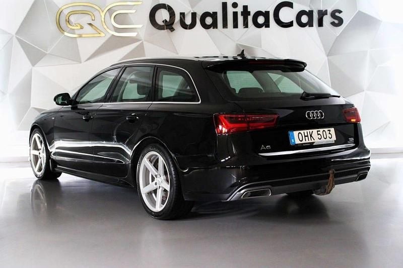 Begagnad Audi A6 S-Line 191 HK (140 kW) 2017 Svart Kombi