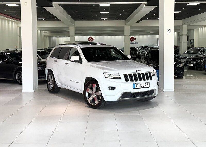 Vit Begagnad 2015 Jeep Grand Cherokee SUV | 224 900 kr (Bra pris) - Bild 1/4