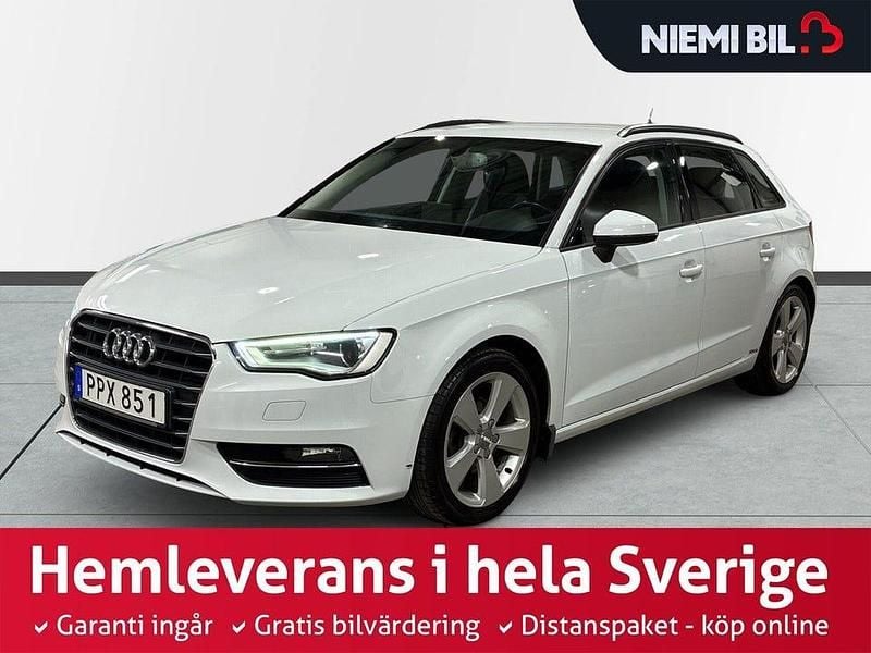 Vit Begagnad 2013 Audi A3 Sportback Ambition Halvkombi | 99 900 kr (Marknadspris) - Bild 1/3