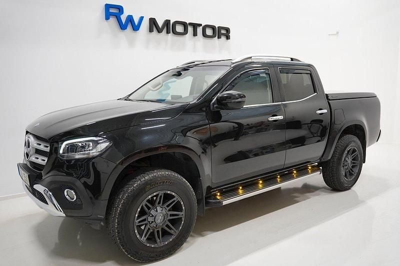 Svart Begagnad 2018 Mercedes X250 Progressive Pickup | 254 800 kr (Superpris) - Bild 1/4