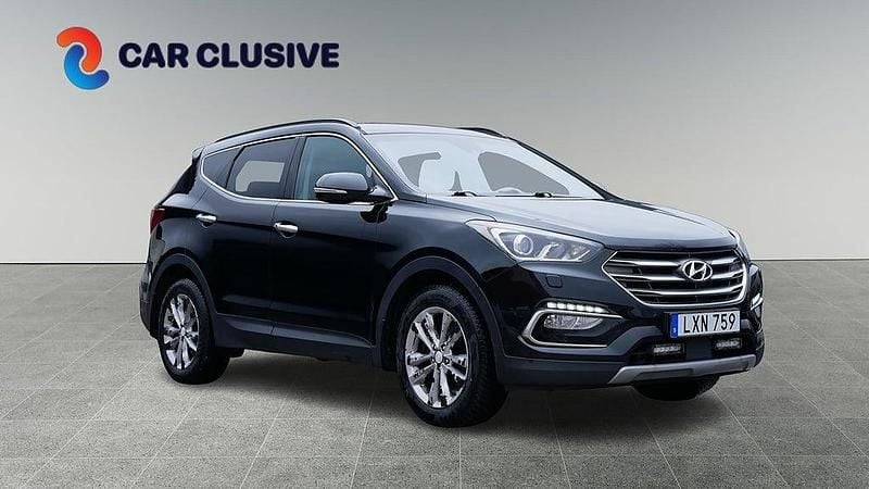 Begagnad Hyundai Santa Fe Premium 203 HK (149 kW) 2015 Svart SUV