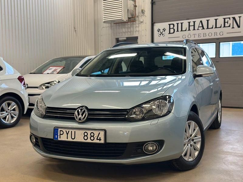Ljusblå Begagnad 2010 VW Golf VI Kombi | 49 900 kr (Lite dyr) - Bild 1/4