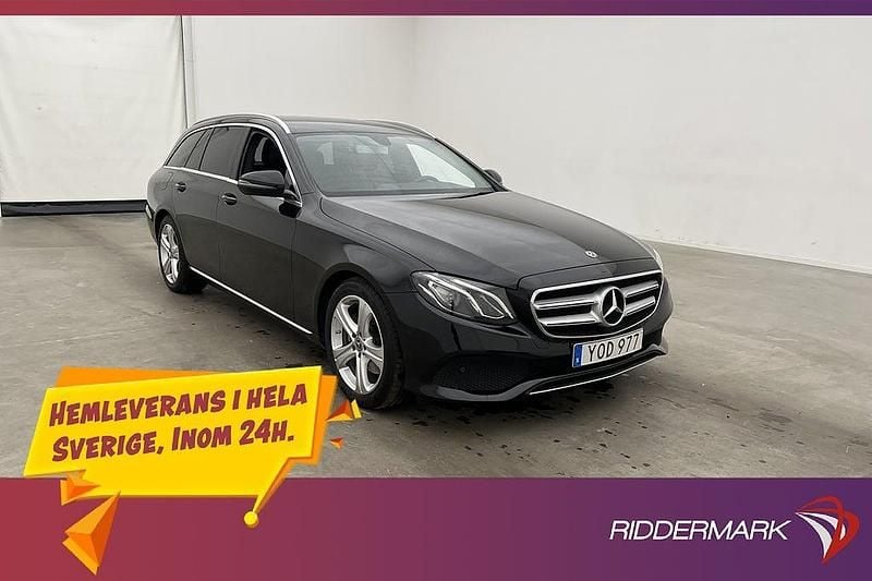 Svart Begagnad 2017 Mercedes E220 Avantgarde Kombi | 228 900 kr (Bra pris) - Bild 1/3