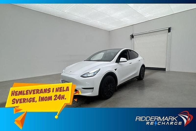 Vit Begagnad 2022 Tesla Model Y Long Range AWD SUV | 384 800 kr (Marknadspris) - Bild 1/3