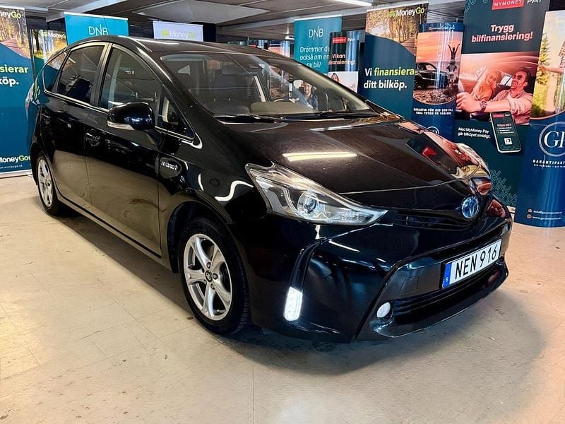 Svart Begagnad 2018 Toyota Prius+ Minibuss | 249 900 kr (Lite dyr) - Bild 1/4
