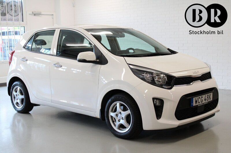 Vit Begagnad 2024 Kia Picanto Advance Halvkombi | 159 900 kr (Marknadspris) - Bild 1/4