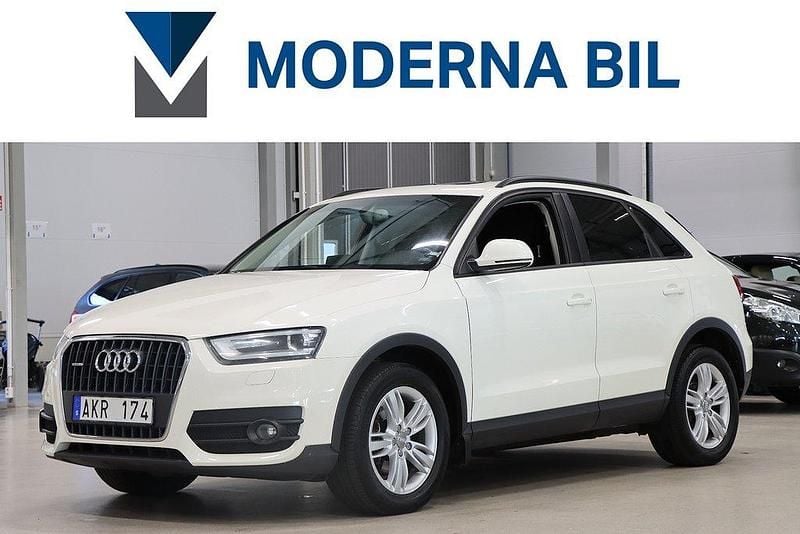 Vit Begagnad 2013 Audi Q3 Comfort SUV | 119 400 kr (Marknadspris) - Bild 1/4