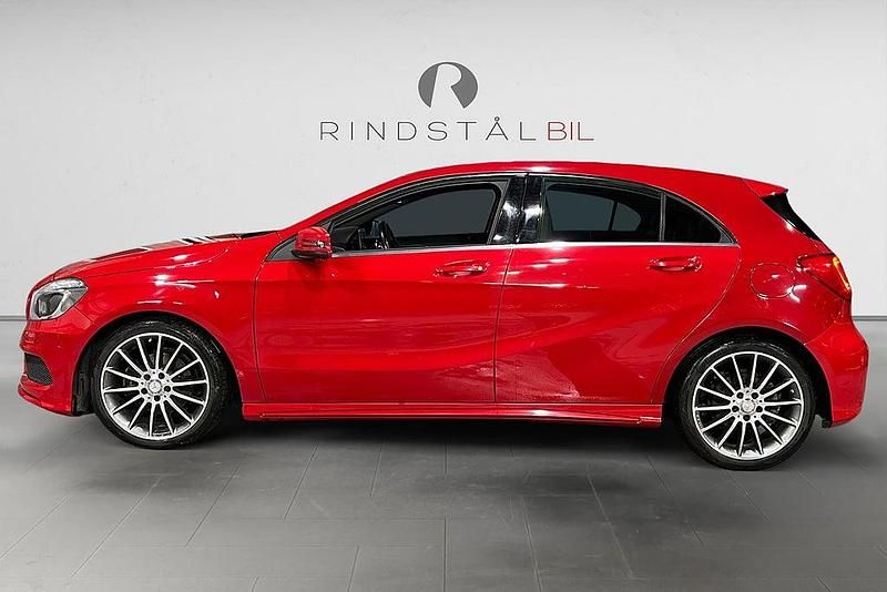 Begagnad Mercedes A180 AMG line 122 HK (89 kW) 2015 Röd Halvkombi
