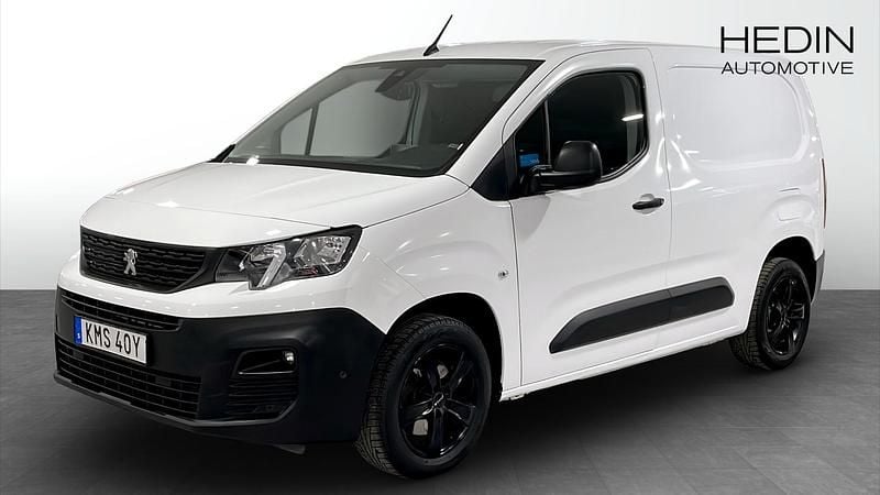 Vit Begagnad 2020 Peugeot Partner Minibuss | 129 900 kr (Bra pris) - Bild 1/4