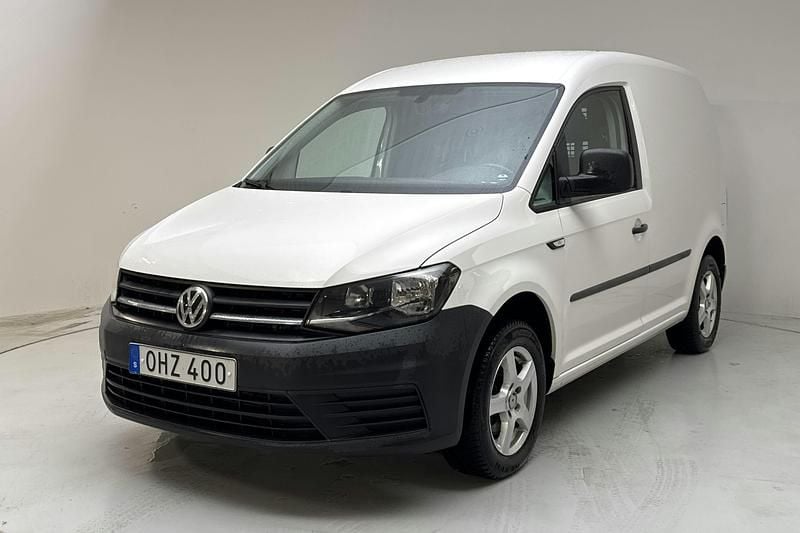 Vit Begagnad 2017 VW Caddy Minibuss | 95 000 kr (Superpris) - Bild 1/4