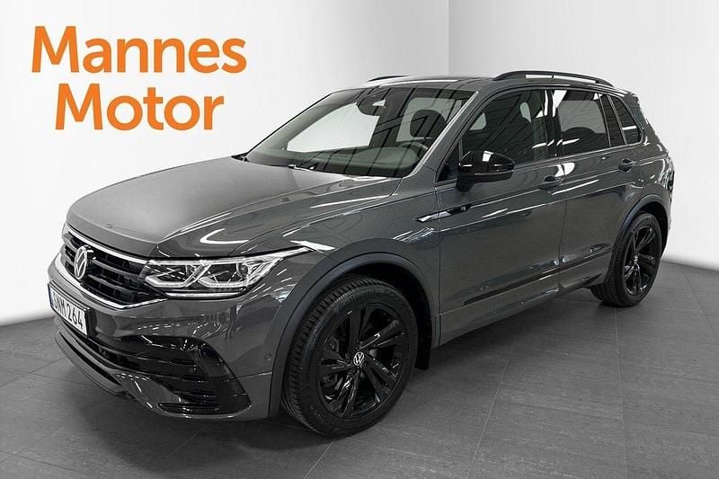 Grå Begagnad 2021 VW Tiguan R-line SUV | 339 900 kr (Lite dyr) - Bild 1/4