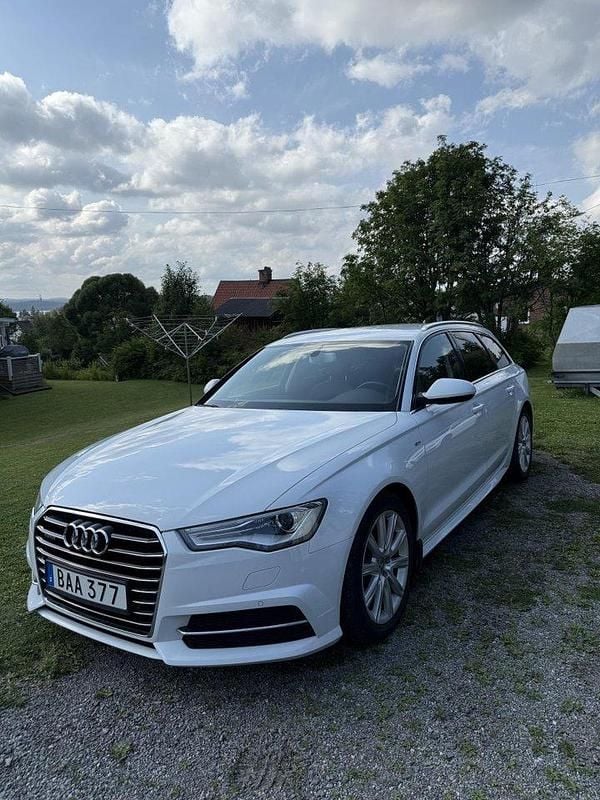 Vit Begagnad 2016 Audi A6 Ambition Kombi | 165 000 kr (Marknadspris) - Bild 1/4