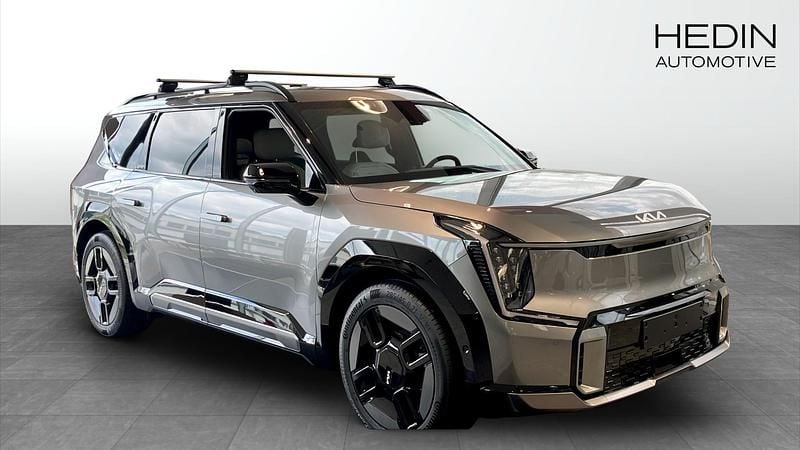 Grå (grey) Ny 2024 Kia EV9 GT-Line SUV | 779 900 kr - Bild 1/4