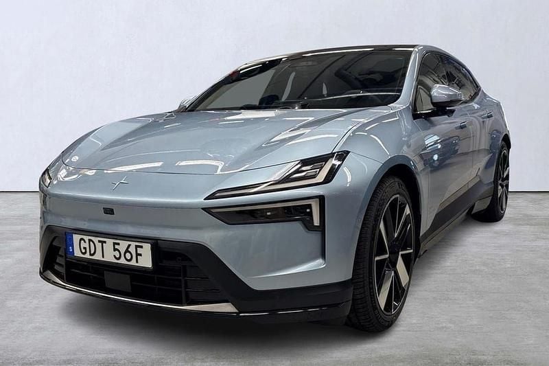 Ljusblå (blå) Ny 2024 Polestar 4 Long Range Single Motor SUV | 659 900 kr (Bra pris) - Bild 1/4