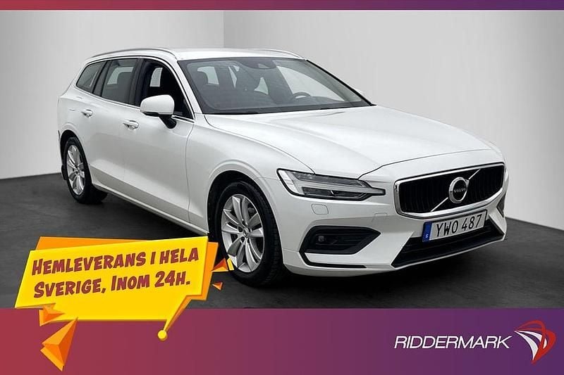 Vit Begagnad 2019 Volvo V60 Kombi | 239 900 kr (Marknadspris) - Bild 1/3